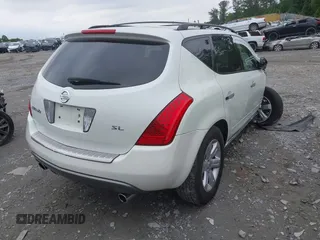 2006 Nissan Murano SL z VIN JN8AZ08T66W417450, wystawiony jako IAAI lot #42217030 z przebiegiem 256 082 mil mil oraz . Historia ofert i sprzedaży dostępna na DreamBid. Obrazek 4.