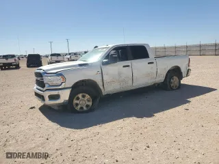 2024 Ram 2500 Big Horn with VIN 3C6UR5DL6RG156245, listed as a Copart auction lot 51162525 with 46,743 mi miles and Salvage Title. Bid and sale history available at carsss.com. Image 1.