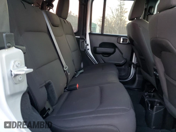 2022 Jeep Wrangler Unlimited Willys Sport with VIN 1C4HJXDM8NW224563, listed as a Copart auction lot 87717815 with 25,872 mi miles and Salvage Title. Bid and sale history available at DreamBid. Image 10.