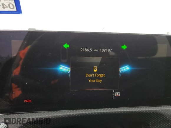 2022 Mercedes-Benz A 220 with VIN W1K3G4EB0NJ363576, listed as a Copart auction lot 41850345 with 109,187 mi miles and Salvage Title. Bid and sale history available at DreamBid. Image 9.