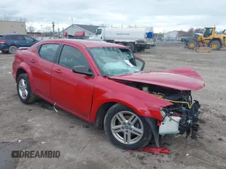 2014 Dodge Avenger SE with VIN 1C3CDZAG5EN227037, listed as a IAAI auction lot 41054612 with Not Provided miles. Bid and sale history available at carsss.com. Image 1.