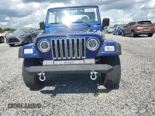 2001 Jeep Wrangler SE with VIN 1J4FA29P51P354795, listed as a Copart auction lot 73874834 with 0 mi miles and Salvage Title. Bid and sale history available at carsss.com. Image 5.