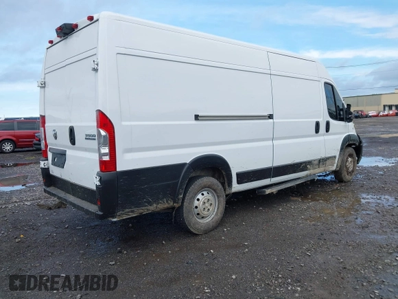 2023 Ram ProMaster Cargo with VIN 3C6MRVJG5PE511969, listed as a IAAI auction lot 40445544 with 220,363 mi miles and . Bid and sale history available at DreamBid. Image 4.