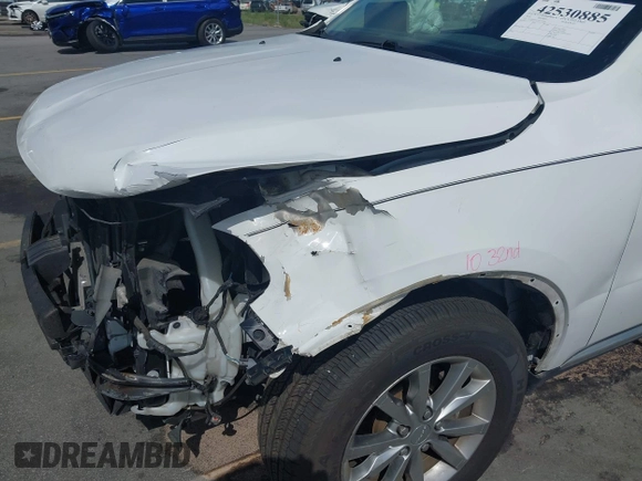 2018 Dodge Durango SXT with VIN 1C4RDHAG7JC371646, listed as a IAAI auction lot 42530885 with 117,742 mi miles and . Bid and sale history available at DreamBid. Image 18.