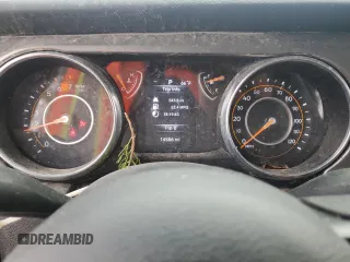 2023 Jeep Wrangler Sport S with VIN 1C4HJXDG9PW671495, listed as a Copart auction lot 78874964 with 14,586 mi miles and Salvage Title. Bid and sale history available at DreamBid. Image 9.