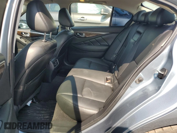 2019 Infiniti Q50 Luxe with VIN JN1EV7APXKM518952, listed as a Copart auction lot 59468095 with 42,344 mi miles and Salvage title. Bid and sale history available at DreamBid. Image 10.