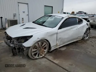 2013 Hyundai Genesis Coupe Track z VIN KMHHU6KJ7DU096333, wystawiony jako Copart lot #81643984 z przebiegiem Nie podano mil oraz Szkoda całkowita • Salvage title. Historia ofert i sprzedaży dostępna na DreamBid. Obrazek 1.