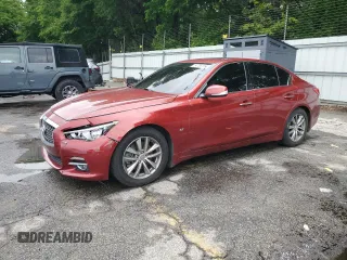 2014 Infiniti Q50 Premium z VIN JN1BV7AP1EM672554, wystawiony jako Copart lot #54788125 z przebiegiem 124 162 mil mil oraz Szkoda całkowita • Salvage title. Historia ofert i sprzedaży dostępna na DreamBid. Obrazek 1.