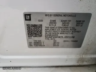 2020 Buick Enclave Essence with VIN 5GAEVAKW7LJ221108, listed as a Copart auction lot 84673954 with 99,654 mi miles and Salvage Title. Bid and sale history available at carsss.com. Image 13.