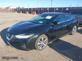 2021 Nissan Maxima SV with VIN 1N4AA6CV0MC512167, listed as a IAAI auction lot 41692145 with 63,680 mi miles. Bid and sale history available at carsss.com. Image 17.