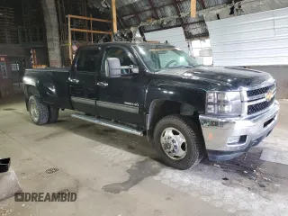 2014 Chevrolet Silverado 3500HD LTZ with VIN 1GC4K1C89EF138109, listed as a Copart auction lot 81026634 with 117,552 mi miles and Salvage Title. Bid and sale history available at carsss.com. Image 4.