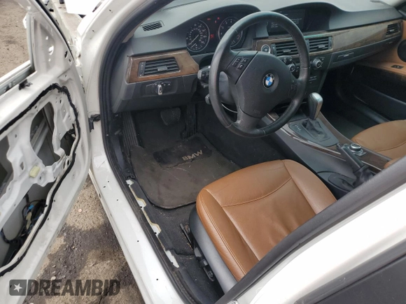 2010 BMW 3 Series 328i with VIN WBAPH7G50ANM49469, listed as a Copart auction lot 51666245 with 117,631 mi miles and Salvage Title. Bid and sale history available at carsss.com. Image 8.