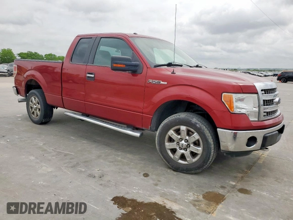 2013 Ford F-150 XL with VIN 1FTFX1EF5DFC26952, listed as a Copart auction lot 55121525 with 152,224 mi miles and Clean Title. Bid and sale history available at carsss.com. Image 4.