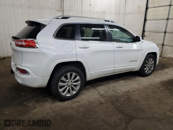 2018 Jeep Cherokee Overland with VIN 1C4PJMJX9JD613338, listed as a Copart auction lot 88442495 with 55,597 mi miles and Non Repairable. Bid and sale history available at carsss.com. Image 3.