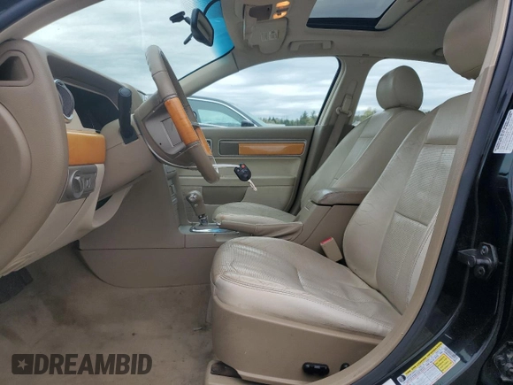 2008 Lincoln MKZ with VIN 3LNHM26T88R607985, listed as a Copart auction lot 52194065 with 146,509 mi miles and Salvage Title. Bid and sale history available at carsss.com. Image 7.