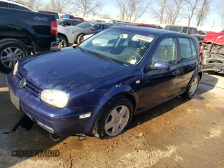 2001 Volkswagen Golf с VIN 9BWGS21J614032236, выставлен на аукционе Copart как лот 44044894 с пробегом 72 638 миль миль и Списание • Salvage title. История ставок и продаж доступна на DreamBid. Изображение 1.