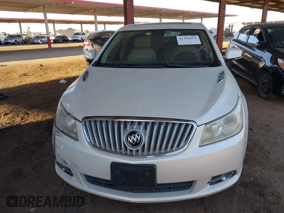 2010 Buick LaCrosse CXS with VIN 1G4GE5GV0AF284805, listed as a IAAI auction lot 42298413 with 159,189 mi miles and . Bid and sale history available at DreamBid. Image 12.