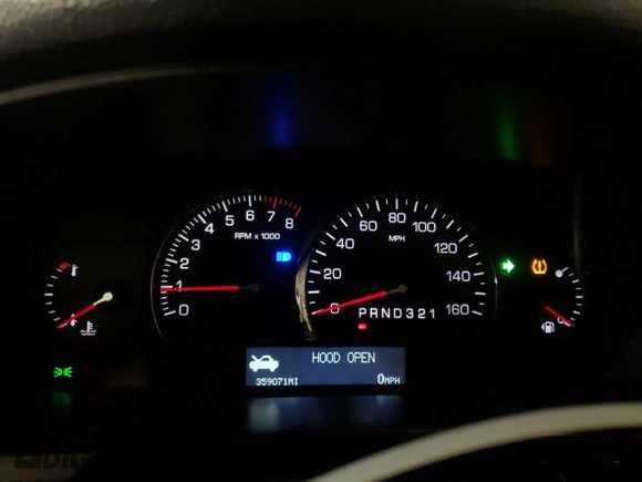 2007 Cadillac DTS Performance with VIN 1G6KD57957U156605, listed as a Copart auction lot 44777565 with 359,071 mi miles and Salvage Title. Bid and sale history available at DreamBid. Image 9.