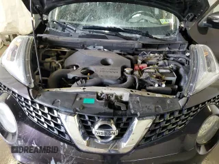 2015 Nissan Juke S with VIN JN8AF5MV7FT559854, listed as a Copart auction lot 63974355 with 104,888 mi miles and Salvage title. Bid and sale history available at DreamBid. Image 12.