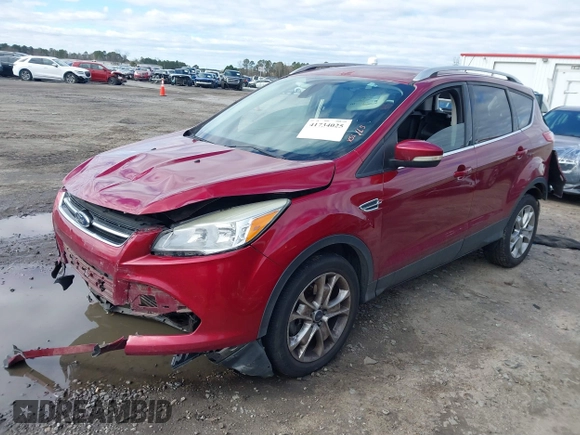 2014 Ford Escape Titanium with VIN 1FMCU9J95EUB05518, listed as a IAAI auction lot 41734025 with 188,243 mi miles. Bid and sale history available at carsss.com. Image 18.