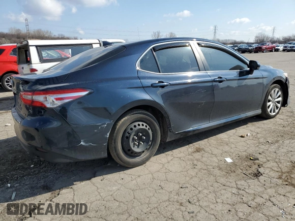2020 Toyota Camry LE with VIN 4T1C11AK6LU872658, listed as a Copart auction lot 52372315 with 110,230 mi miles and Clean Title. Bid and sale history available at carsss.com. Image 3.
