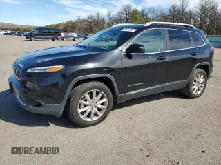 2017 Jeep Cherokee Limited with VIN 1C4PJMDB2HW519705, listed as a Copart auction lot 49531805 with 183,188 mi miles and Clean Title. Bid and sale history available at carsss.com. Image 1.