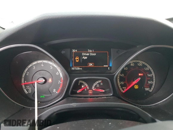 2018 Ford Focus ST with VIN 1FADP3L98JL291877, listed as a Copart auction lot 87465024 with 67,539 mi miles and Salvage Title. Bid and sale history available at DreamBid. Image 9.
