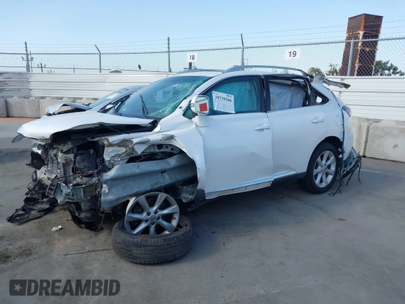 2012 Lexus RX with VIN 2T2ZK1BA5CC075232, listed as a IAAI auction lot 39739266 with Not Provided miles and . Bid and sale history available at carsss.com. Image 16.