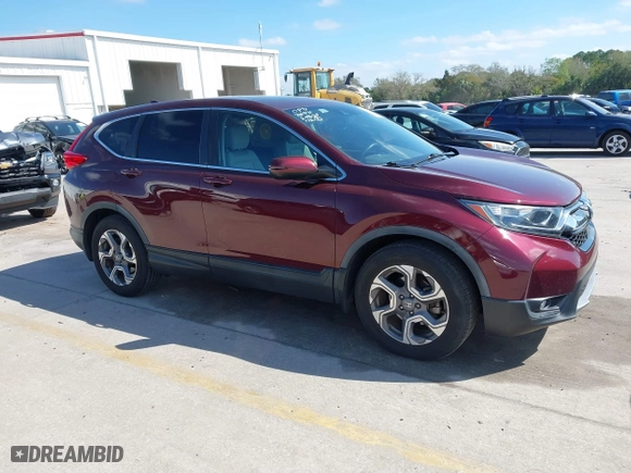 2018 Honda CR-V EX-L with VIN 7FARW1H82JE048399, listed as a IAAI auction lot 41638726 with 72,497 mi miles. Bid and sale history available at carsss.com. Image 1.