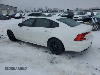 2020 Volvo S90 R-Design with VIN LVYA22MT2LP173215, listed as a Copart auction lot 46662405 with 54,491 mi miles and Salvage Title. Bid and sale history available at carsss.com. Image 2.