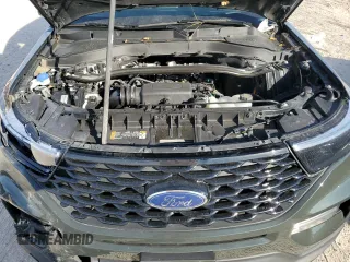 2023 Ford Explorer ST-Line with VIN 1FMSK7KH3PGA98145, listed as a Copart auction lot 82835544 with 26,405 mi miles and Salvage Title. Bid and sale history available at carsss.com. Image 11.