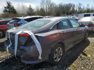 2018 Honda Civic LX with VIN 2HGFC2F58JH520784, listed as a Copart auction lot 49917785 with 49,059 mi miles and Salvage Title. Bid and sale history available at carsss.com. Image 3.