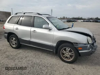 2006 Hyundai Santa Fe GLS with VIN KM8SC13D26U047158, listed as a Copart auction lot 80787974 with 139,427 mi miles and Salvage Title. Bid and sale history available at carsss.com. Image 4.