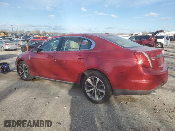 2009 Lincoln MKS with VIN 1LNHM94R89G616162, listed as a Copart auction lot 49903335 with Not Provided miles and Salvage Title. Bid and sale history available at DreamBid. Image 2.