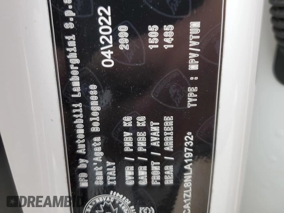2022 Lamborghini Urus z VIN ZPBCA1ZL8NLA19732, wystawiony jako Copart lot #65918344 z przebiegiem 22 122 mil mil oraz Szkody całkowita. Historia ofert i sprzedaży dostępna na DreamBid. Obrazek 14.