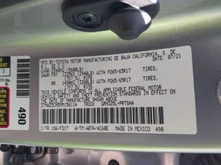 2021 Toyota Tacoma SR5 with VIN 3TMAZ5CN5MM156116, listed as a IAAI auction lot 42017208 with 34,410 mi miles and . Bid and sale history available at DreamBid. Image 9.