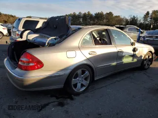 2003 Mercedes-Benz E-Class 5.0L with VIN WDBUF70J53A173768, listed as a Copart auction lot 87950675 with 0 mi miles and Salvage Title. Bid and sale history available at carsss.com. Image 3.