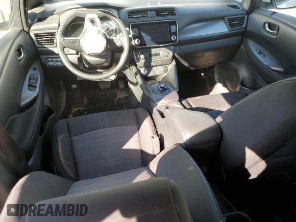 2023 Nissan LEAF S with VIN 1N4AZ1BV6PC553744, listed as a Copart auction lot 53261715 with 26,742 mi miles and Salvage Title. Bid and sale history available at DreamBid. Image 8.