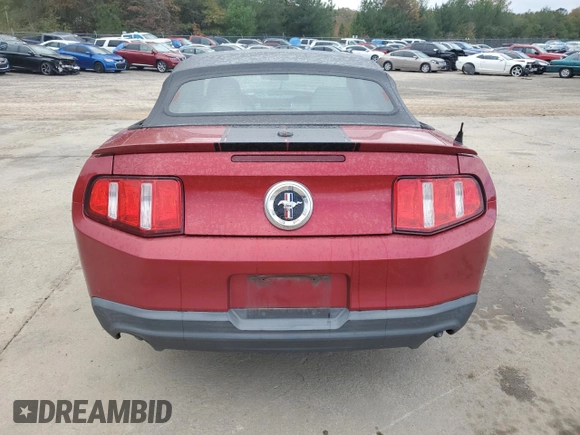 2011 Ford Mustang V6 with VIN 1ZVBP8EM8B5126401, listed as a Copart auction lot 82474674 with 170,384 mi miles and Salvage Title. Bid and sale history available at carsss.com. Image 6.