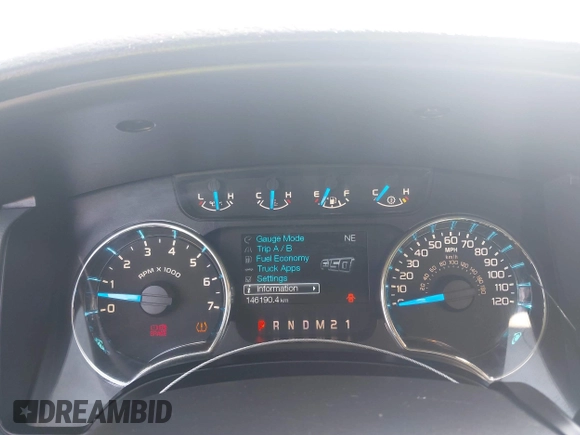 2014 Ford F-150 with VIN 1FTVW1EFXEKD65059, listed as a IAAI auction lot 41791605 with 146,190 mi miles and . Bid and sale history available at DreamBid. Image 7.