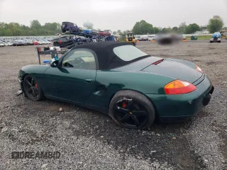 2002 Porsche Boxster S with VIN WP0CB29892U663753, listed as a Copart auction lot 55394025 with 62,241 mi miles and Salvage title. Bid and sale history available at DreamBid. Image 2.