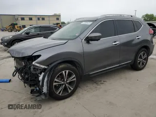 2017 Nissan Rogue S with VIN 5N1AT2MT1HC814465, listed as a Copart auction lot 51595425 with 68,670 mi miles and Salvage Title. Bid and sale history available at DreamBid. Image 1.