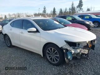 2018 Acura TLX w/Technology Pkg with VIN 19UUB1F59JA006980, listed as a IAAI auction lot 41324003 with 70,825 mi miles. Bid and sale history available at carsss.com. Image 1.