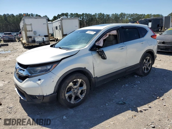 2017 Honda CR-V EX-L with VIN 2HKRW1H89HH517429, listed as a Copart auction lot 48482175 with Not Provided miles and Salvage Title. Bid and sale history available at carsss.com. Image 1.