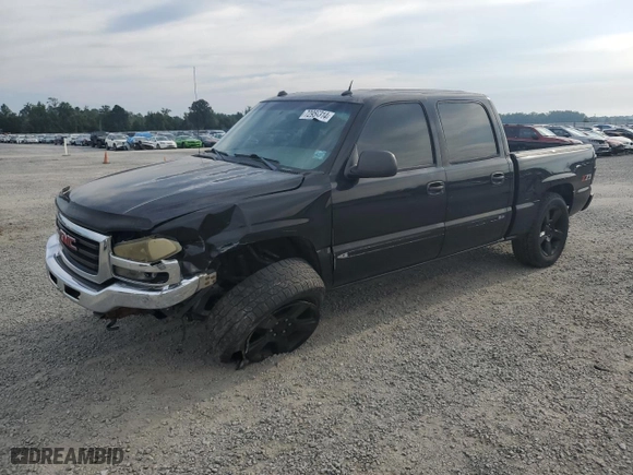 2004 GMC Sierra 1500 Crew Cab SLT with VIN 2GTEK13TX41346384, listed as a Copart auction lot 72956314 with NaN miles and Salvage Title. Bid and sale history available at carsss.com. Image 1.