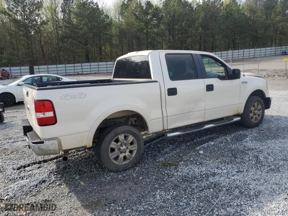 2008 Ford F-150 XLT with VIN 1FTPW14V48FC12272, listed as a Copart auction lot 51387745 with 0 mi miles and Salvage Title. Bid and sale history available at carsss.com. Image 3.