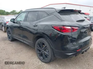 2022 Chevrolet Blazer RS with VIN 3GNKBERS7NS176667, listed as a IAAI auction lot 41935429 with 29,837 mi miles and . Bid and sale history available at DreamBid. Image 3.