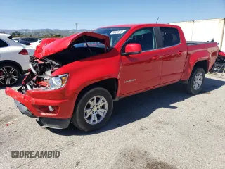2020 Chevrolet Colorado 2WD LT with VIN 1GCGSCEN5L1213667, listed as a Copart auction lot 50034075 with 44,840 mi miles and Salvage Title. Bid and sale history available at carsss.com. Image 1.
