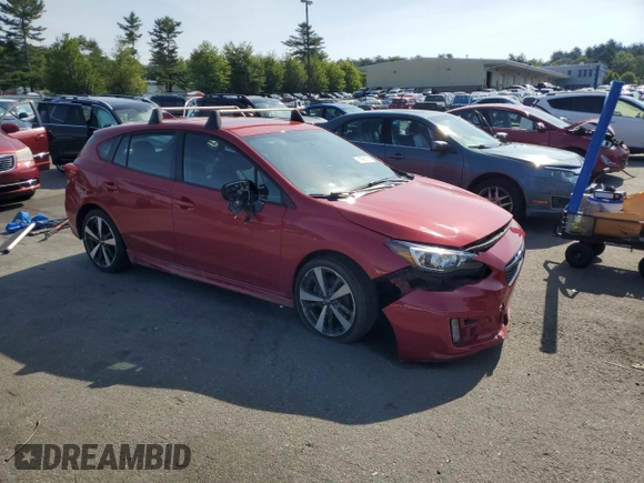 2019 Subaru Impreza Special Sports with VIN 4S3GTAJ66K1710998, listed as a Copart auction lot 61895175 with Not provided miles and Salvage title. Bid and sale history available at DreamBid. Image 4.