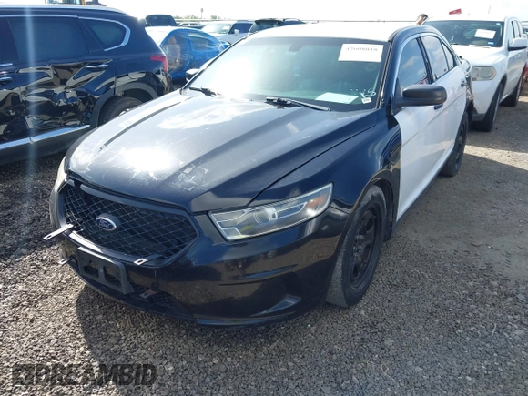 2014 Ford Police Interceptor with VIN 1FAHP2MK8EG185666, listed as a IAAI auction lot 42608018 with 141,523 mi miles and . Bid and sale history available at DreamBid. Image 2.
